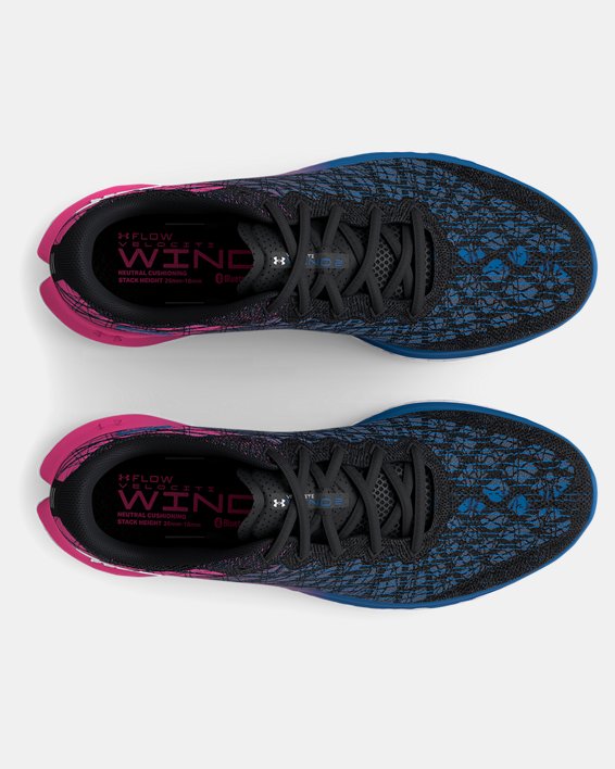 Women's UA Flow Velociti Wind 2 Running Shoes, Black, pdpMainDesktop image number 2